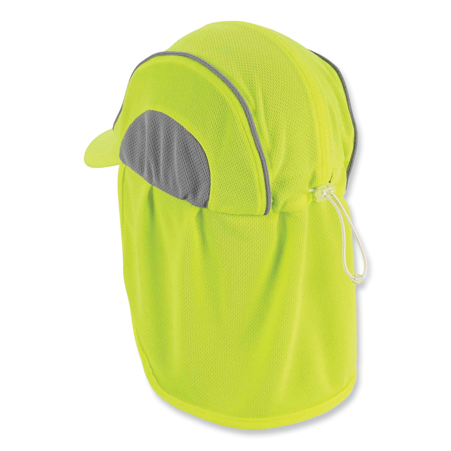 ergodyne Chill-Its 6650 High-Performance Hat Plus Neck Shade, Polyester, One Size Fits Most, Lime (12520)