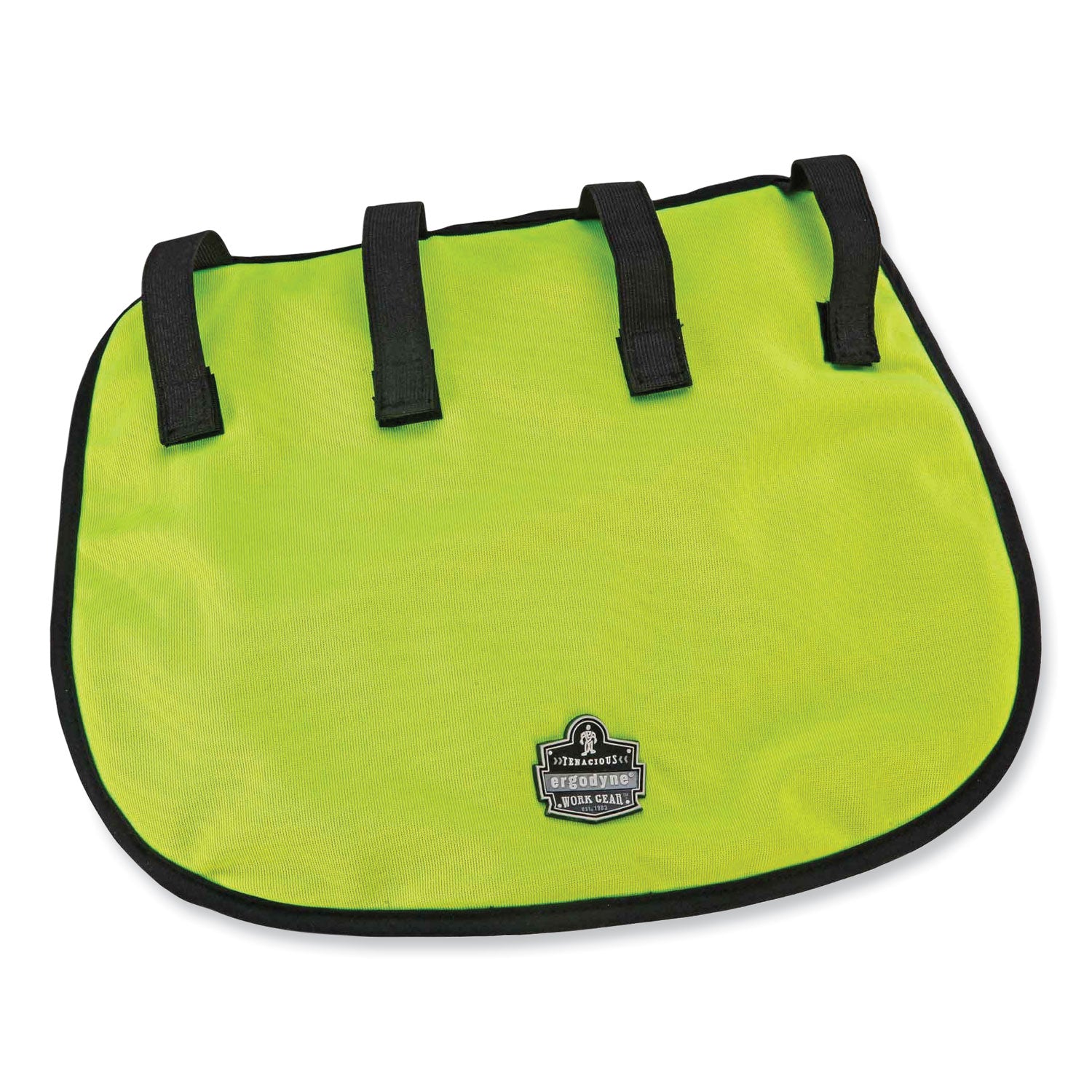 ergodyne Chill-Its 6670CT Cooling Hard Hat Neck Shade - PVA, 14.75 x 10.5, Lime (12523)