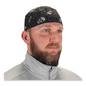 ergodyne Chill-Its 6630 High-Performance Terry Cloth Skull Cap, Polyester, One Size Fits Most, Skulls (12529)