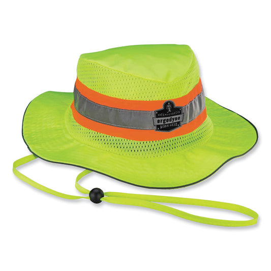 ergodyne Chill-Its 8935CT Hi-Vis PVA Ranger Sun Hat, Small/Medium, Lime (12590)