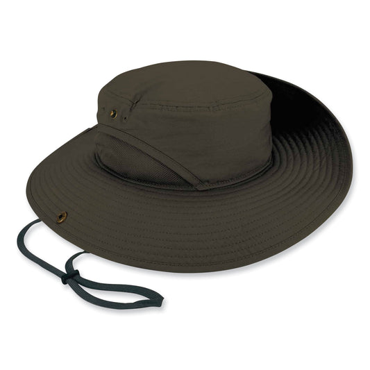 ergodyne Chill-Its 8936 Lightweight Mesh Paneling Ranger Hat, Small/Medium, Olive (12602)