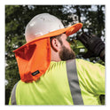 ergodyne Chill-Its 6660 Hard Hat Brim + Neck Shade, 19.5 x 9.75, Orange (12641)