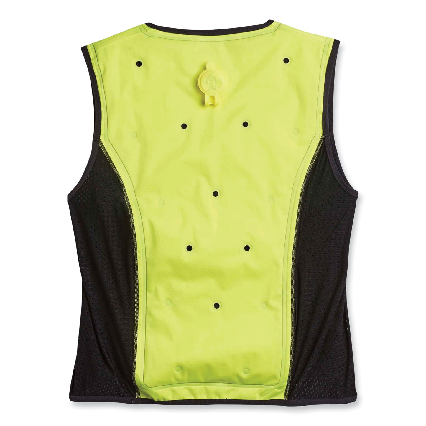 ergodyne Chill-Its 6685 Premium Dry Evaporative Cooling Vest with Zipper, Nylon, Large, Lime (12674)