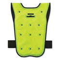 ergodyne Chill-Its 6687 Economy Dry Evaporative Cooling Elastic Waist Vest, Nylon, Small/Medium, Lime (12683)