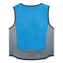 ergodyne Chill-Its 6667 Wet Evaporative PVA Cooling Vest with Zipper, PVA, Medium, Blue (12693)