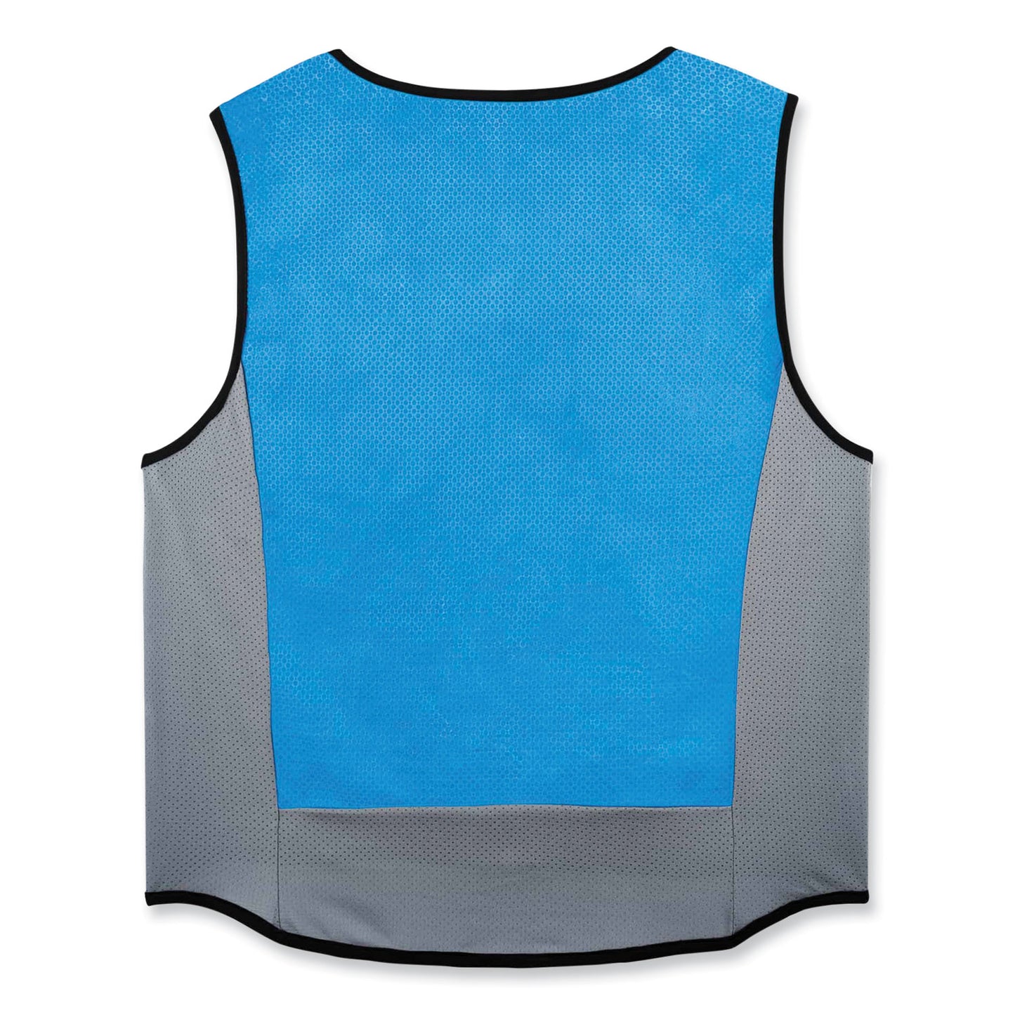 ergodyne Chill-Its 6667 Wet Evaporative PVA Cooling Vest with Zipper, PVA, Large, Blue (12694)