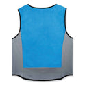 ergodyne Chill-Its 6667 Wet Evaporative PVA Cooling Vest with Zipper, PVA, 2X-Large, Blue (12696)