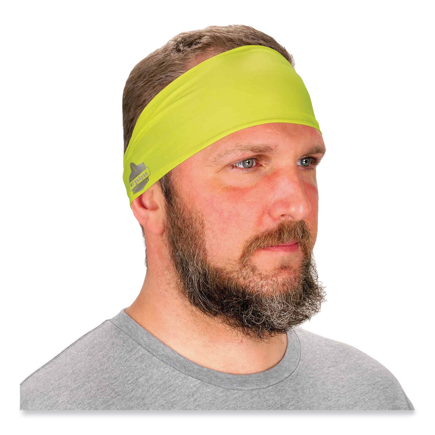 ergodyne Chill-Its 6634 Performance Knit Cooling Headband, Polyester/Spandex, One Size Fits Most, Lime (12703)