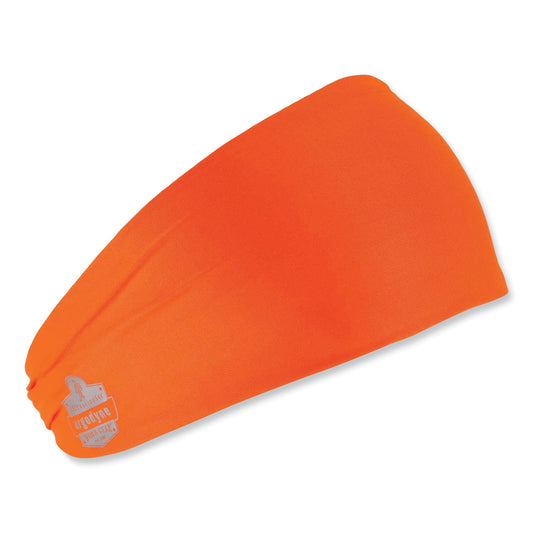 ergodyne Chill-Its 6634 Performance Knit Cooling Headband, Polyester/Spandex, One Size Fits Most, Orange (12704)