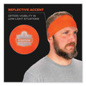 ergodyne Chill-Its 6634 Performance Knit Cooling Headband, Polyester/Spandex, One Size Fits Most, Orange (12704)