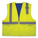 ergodyne Chill-Its 6668 Class 2 Hi-Vis Safety Cooling Vest, Polymer, Medium, Lime (12713)