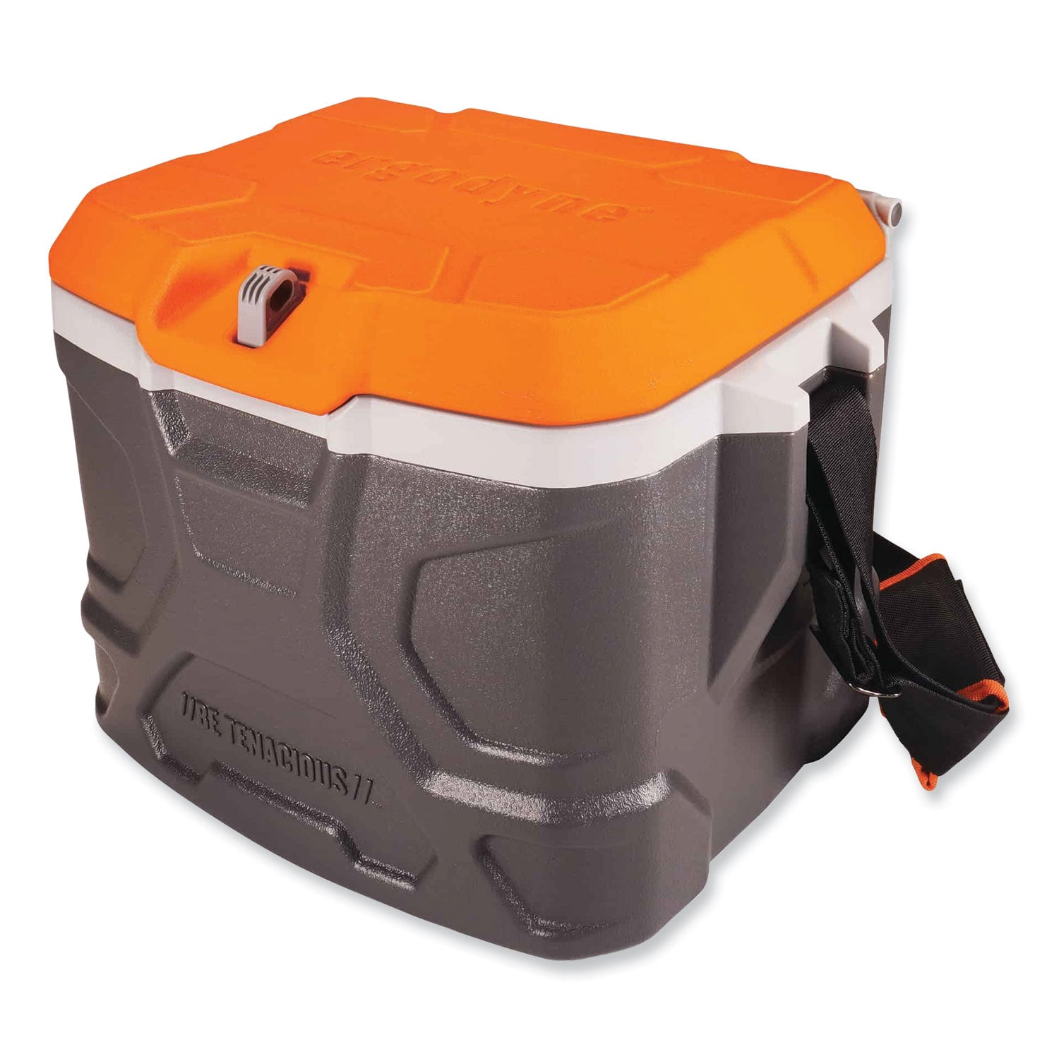 ergodyne Chill-Its 5170 17-Quart Industrial Hard Sided Cooler, Orange/Gray (13170)