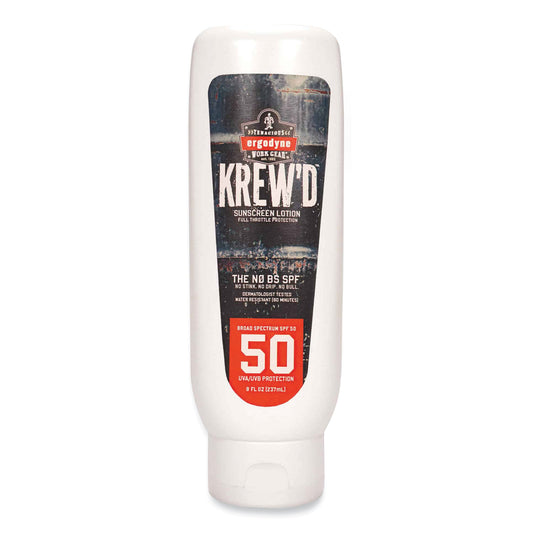 ergodyne Krewd 6351 SPF 50 Sunscreen Lotion, 8 oz Bottle (16631)