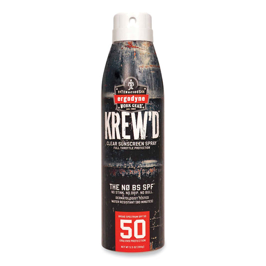 ergodyne Krewd 6353 SPF 50 Sunscreen Spray, 5.5 oz Can (16633)