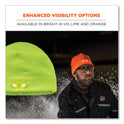 ergodyne N-Ferno 6804 Skull Cap Winter Hat with LED Lights, One Size Fits Mosts, Lime (16802)