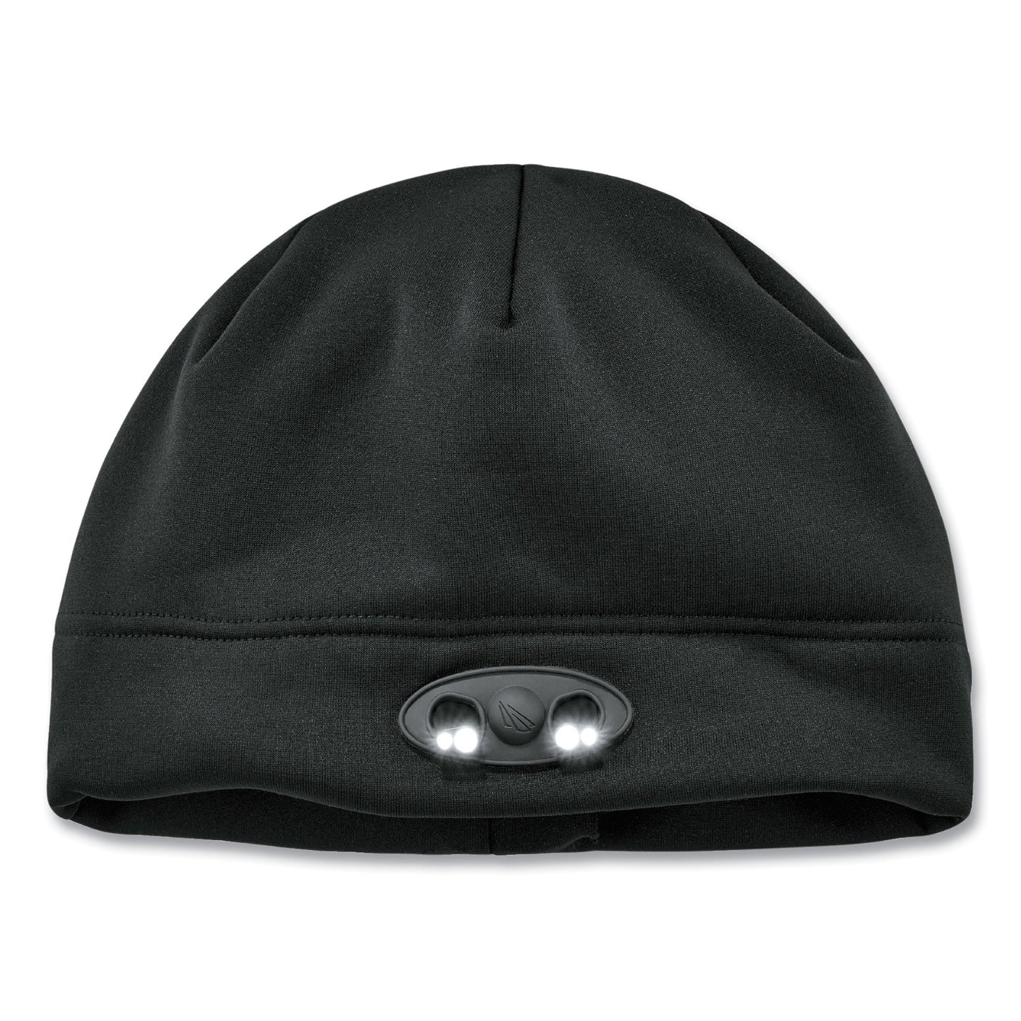 ergodyne N-Ferno 6804 Skull Cap Winter Hat with LED Lights, One Size Fits Mosts, Black (16803)