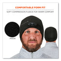 ergodyne N-Ferno 6804 Skull Cap Winter Hat with LED Lights, One Size Fits Mosts, Black (16803)