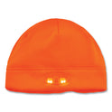 ergodyne N-Ferno 6804 Skull Cap Winter Hat with LED Lights, One Size Fits Most, Orange (16804)