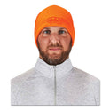 ergodyne N-Ferno 6804 Skull Cap Winter Hat with LED Lights, One Size Fits Most, Orange (16804)