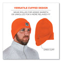 ergodyne N-Ferno 6806 Cuffed Rib Knit Winter Hat, One Size Fits Most, Orange (16807)