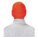 ergodyne N-Ferno 6806 Cuffed Rib Knit Winter Hat, One Size Fits Most, Orange (16807)