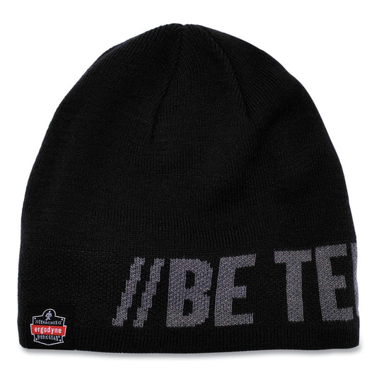 ergodyne N-Ferno 6819BT Be Tenacious Beanie, One Size Fits Most, Charcoal (16819BT)