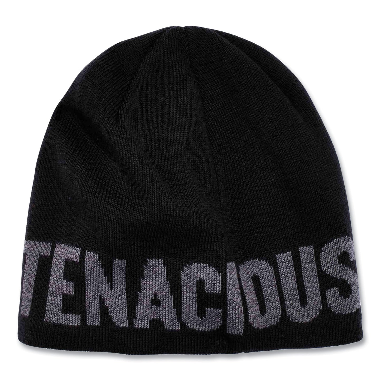 ergodyne N-Ferno 6819BT Be Tenacious Beanie, One Size Fits Most, Charcoal (16819BT)