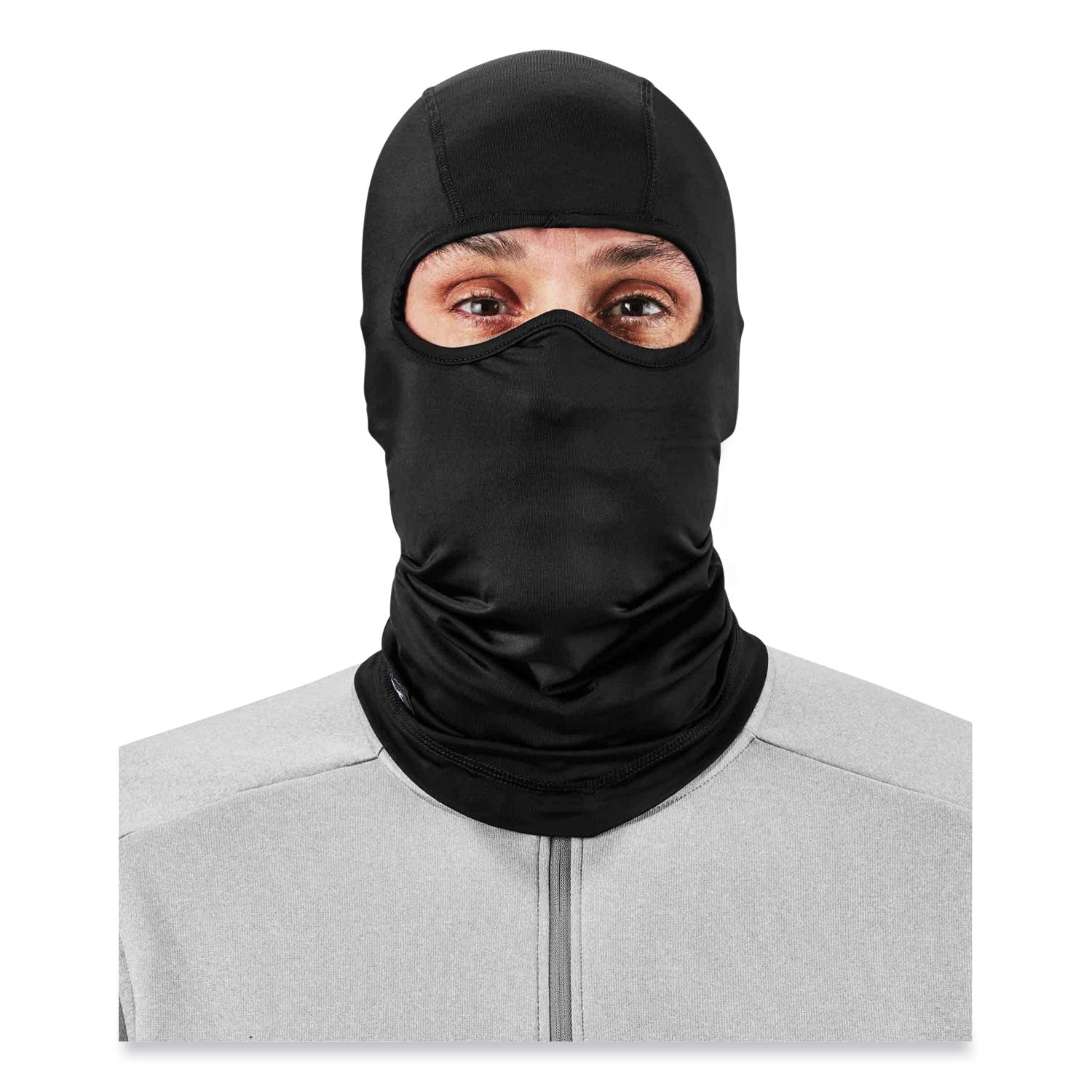 ergodyne N-Ferno 6832 Spandex Balaclava Face Mask, One Size Fits Most, Black (16832)