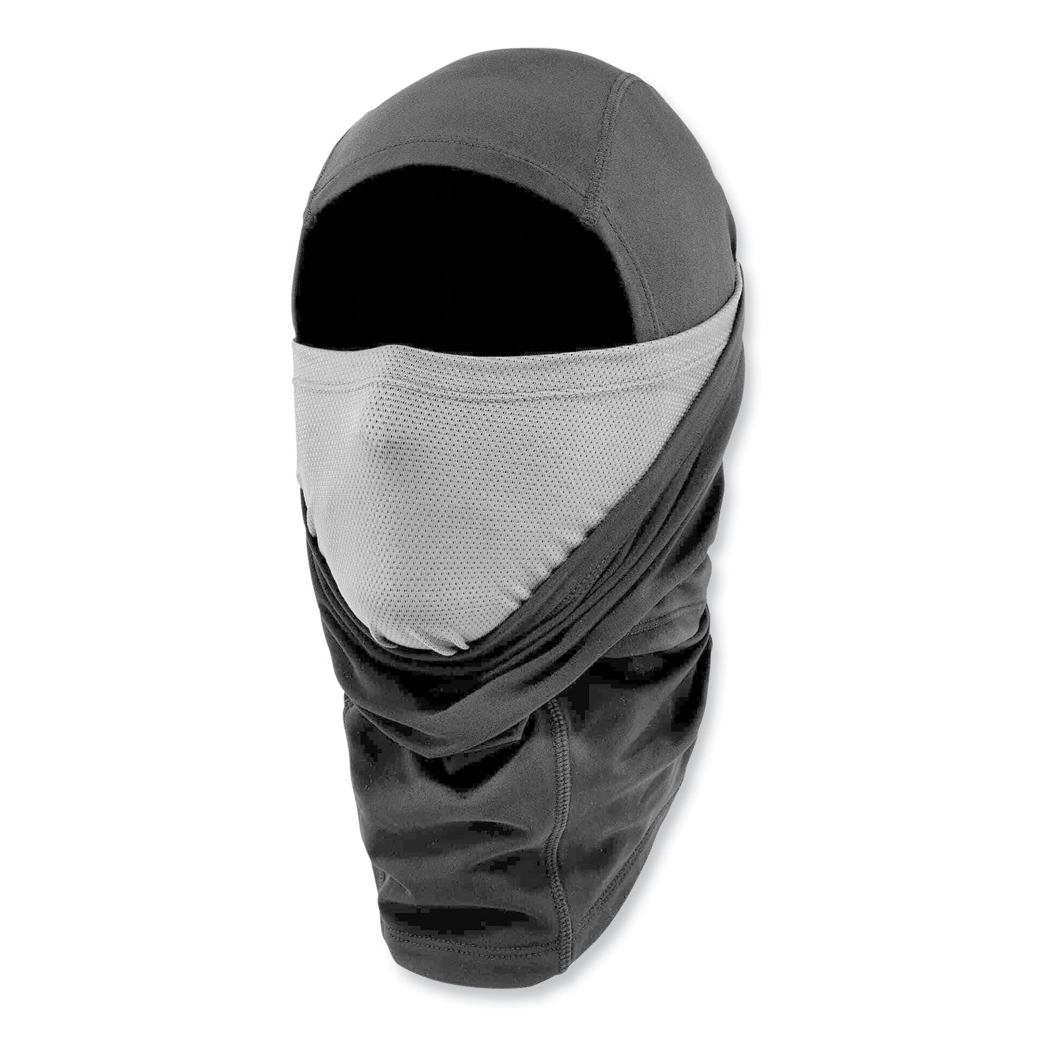 ergodyne N-Ferno 6844 Dual-Layer Balaclava Face Mask, Nylon/Spandex, One Size Fits Most, Black (16844)