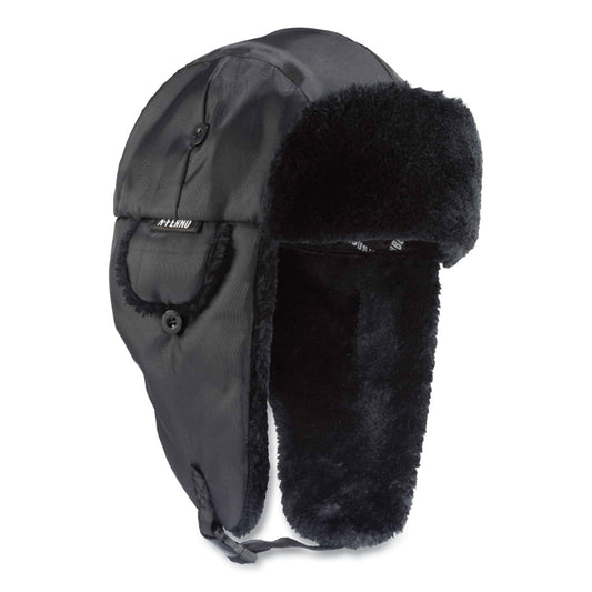 ergodyne N-Ferno 6802 Classic Trapper Hat, Large/X-Large, Black (16845)