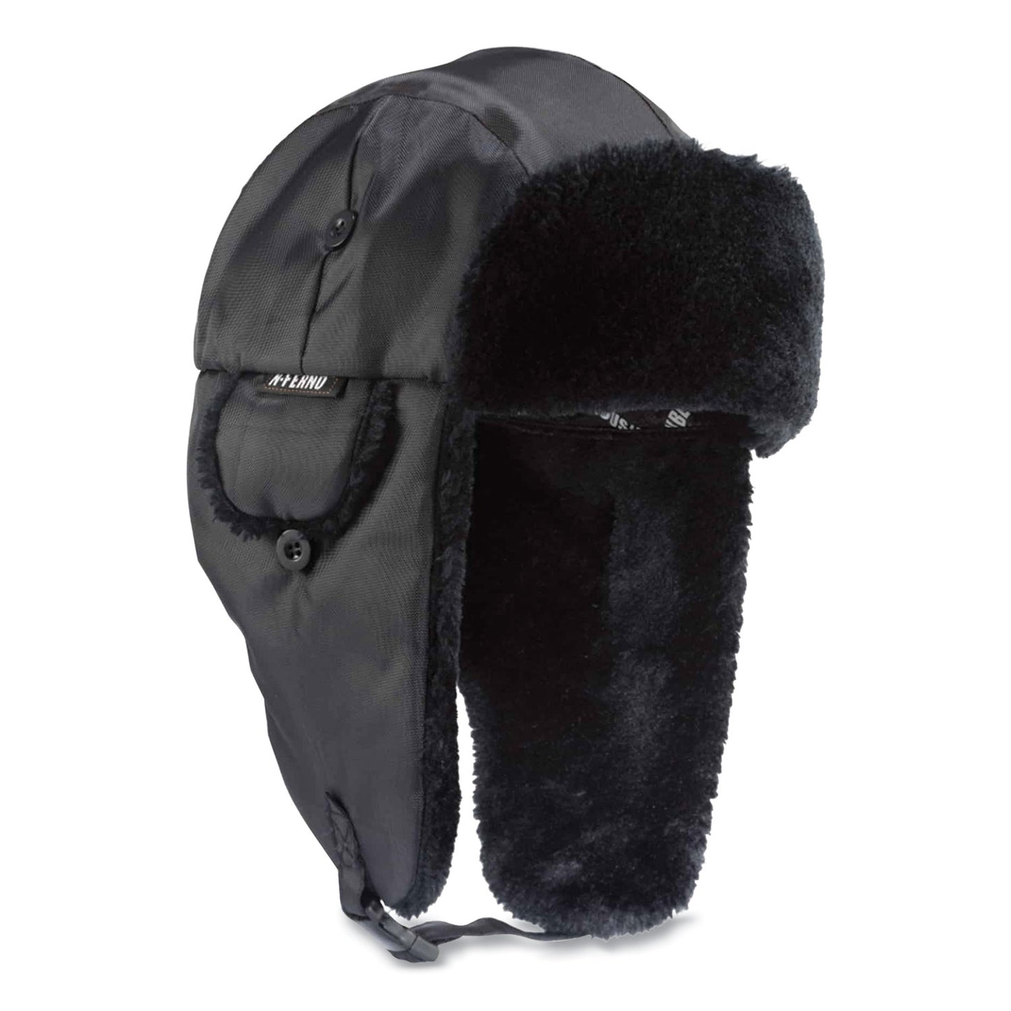 ergodyne N-Ferno 6802 Classic Trapper Hat, X-Small, Black (16846)