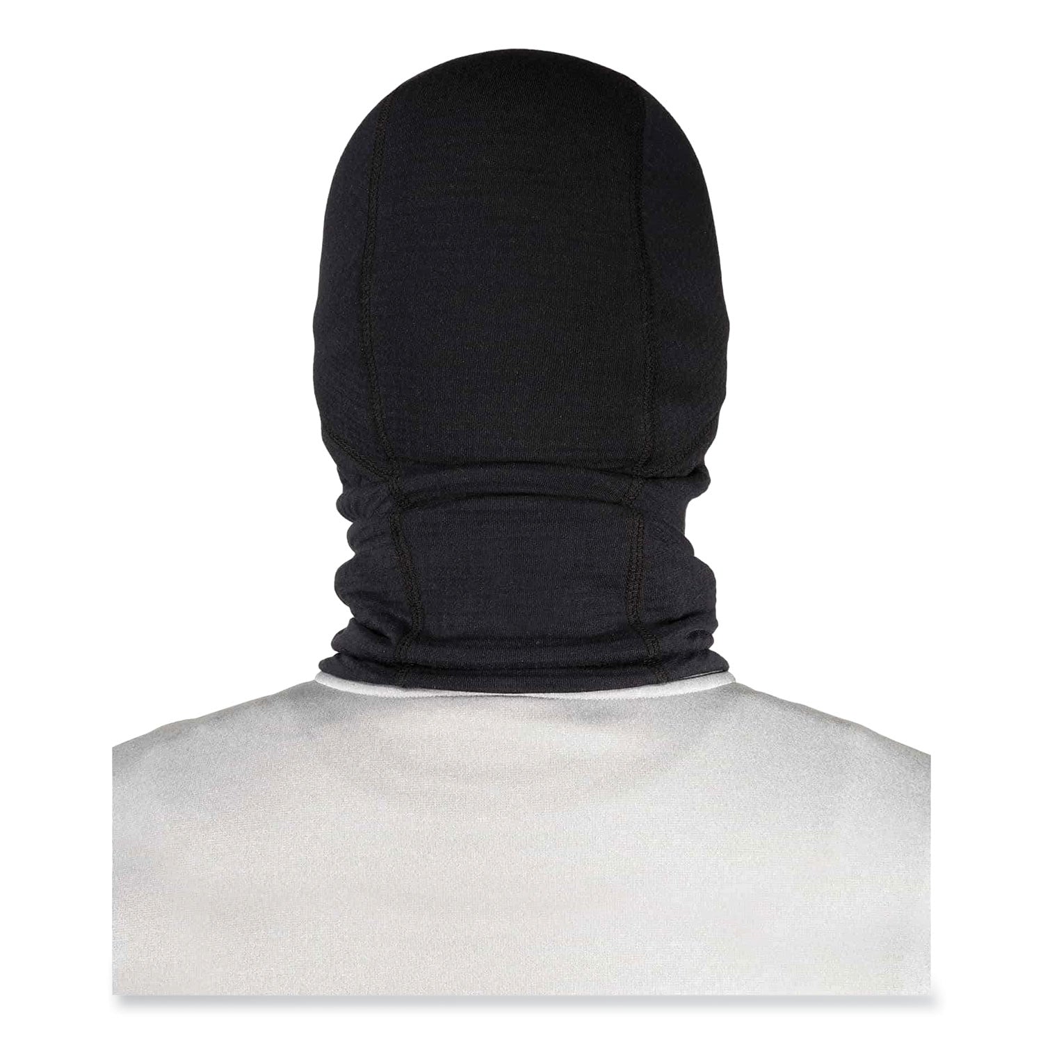 ergodyne N-Ferno 6847 FR Dual Compliant Balaclava Face Mask, Polartec FR Power Grid Fleece, One Size Fits Most, Black (16847)