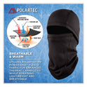 ergodyne N-Ferno 6847 FR Dual Compliant Balaclava Face Mask, Polartec FR Power Grid Fleece, One Size Fits Most, Black (16847)