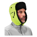 ergodyne N-Ferno 6802 Classic Trapper Hat, Small/Medium, Lime (16853)