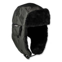 ergodyne N-Ferno 6802Z Zippered Trapper Hat, Small/Medium, Black (16857)