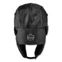 ergodyne N-Ferno 6802Z Zippered Trapper Hat, Small/Medium, Black (16857)