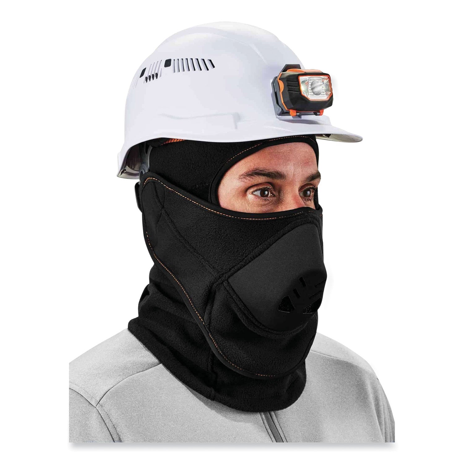 ergodyne N-Ferno 6970 Extreme Hot Rox Balaclava Face Mask, Polyester/Spandex, One Size Fits Most, Black (16971)