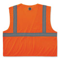 ergodyne GloWear 8210HL Class 2 Economy Mesh Hook and Loop Vest, Polyester, Small/Medium, Orange (21013)