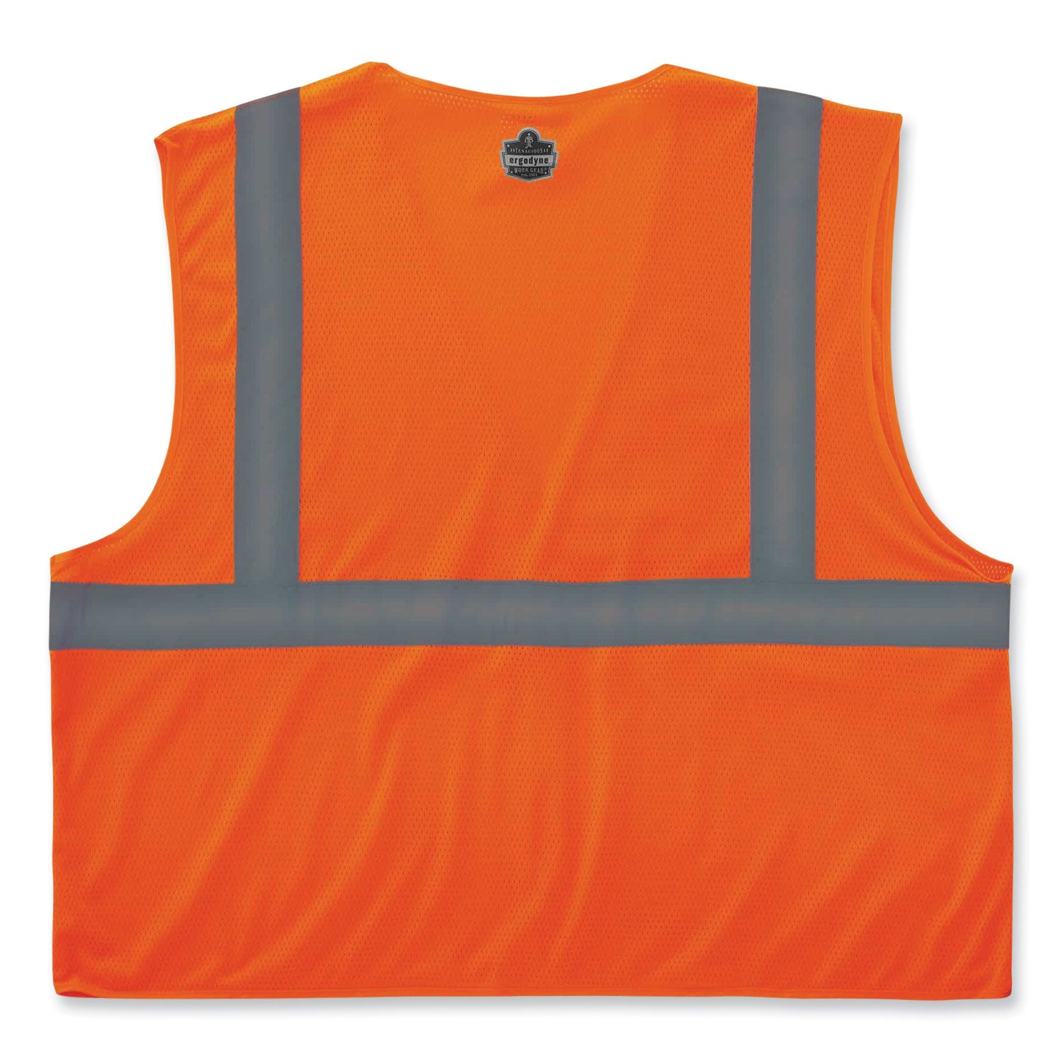 ergodyne GloWear 8210HL Class 2 Economy Mesh Hook and Loop Vest, Polyester, Small/Medium, Orange (21013)