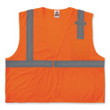 ergodyne GloWear 8210HL Class 2 Economy Mesh Hook and Loop Vest, Polyester, Large/X-Large, Orange (21015)