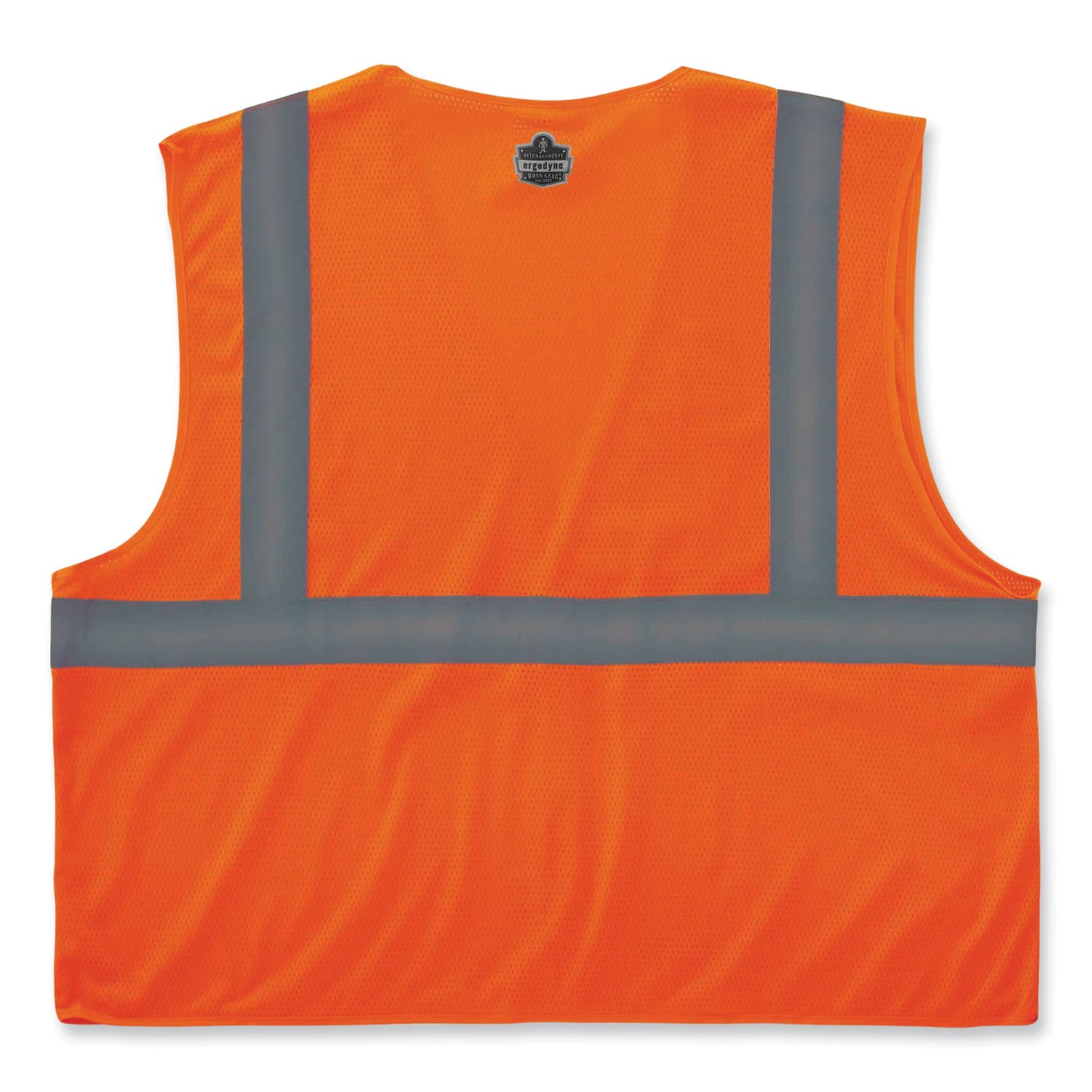 ergodyne GloWear 8210HL Class 2 Economy Mesh Hook and Loop Vest, Polyester, Large/X-Large, Orange (21015)