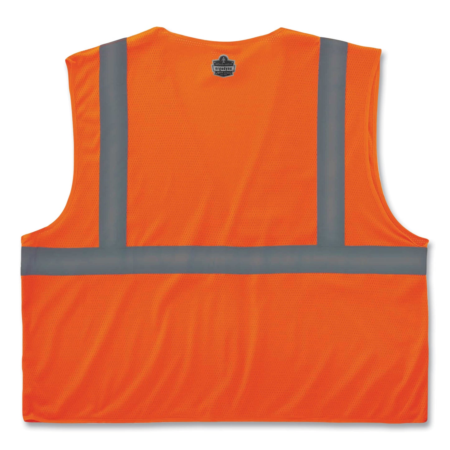 ergodyne GloWear 8210HL Class 2 Economy Mesh Hook and Loop Vest, Polyester, 4X-Large/5X-Large, Orange (21019)