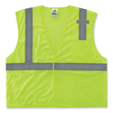 ergodyne GloWear 8210HL Class 2 Economy Mesh Hook and Loop Vest, Polyester, 4X-Large/5X-Large, Lime (21029)