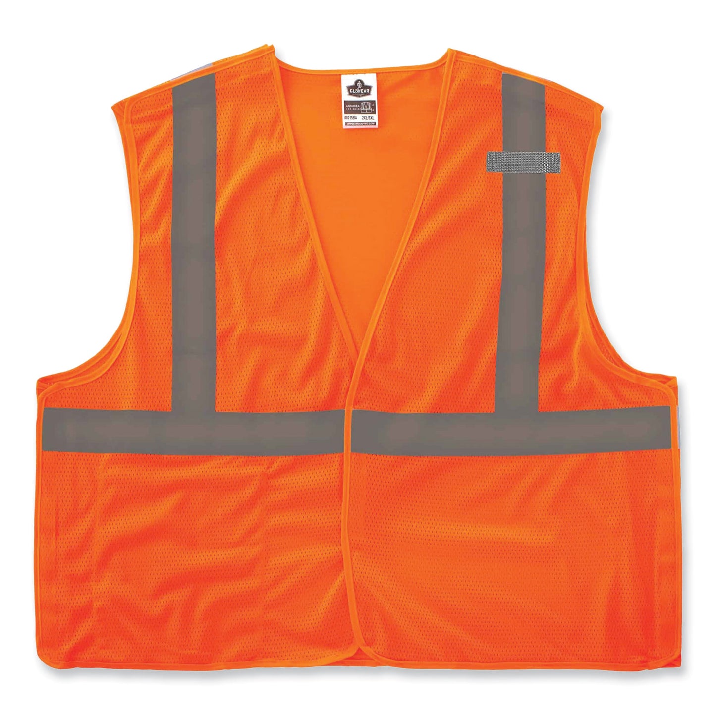 ergodyne GloWear 8215BA Class 2 Economy Breakaway Mesh Vest, Polyester, X-Small, Orange (21061)