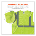 ergodyne GloWear 8215BA Class 2 Economy Breakaway Mesh Vest, Polyester, X-Small, Lime (21071)