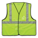 ergodyne GloWear 8216BA Class 2 Breakaway Mesh ID Holder Vest, Polyester, Small/Medium, Lime (21093)