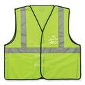 ergodyne GloWear 8216BA Class 2 Breakaway Mesh ID Holder Vest, Polyester, Large/X-Large, Lime (21095)