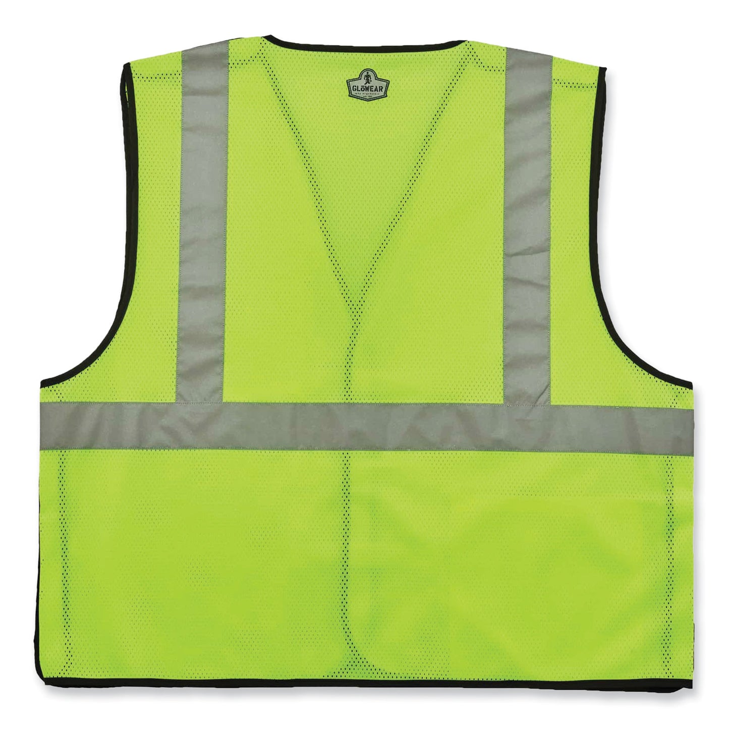 ergodyne GloWear 8216BA Class 2 Breakaway Mesh ID Holder Vest, Polyester, 4X-Large/5X-Large, Lime (21099)