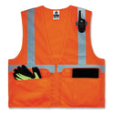 ergodyne GloWear 8220Z Class 2 Standard Mesh Zipper Vest, Polyester, 2X-Large/3X-Large, Orange (21117)