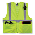 ergodyne GloWear 8220HL Class 2 Standard Mesh Hook and Loop Vest, Polyester, 2X-Large/3X-Large, Lime (21147)